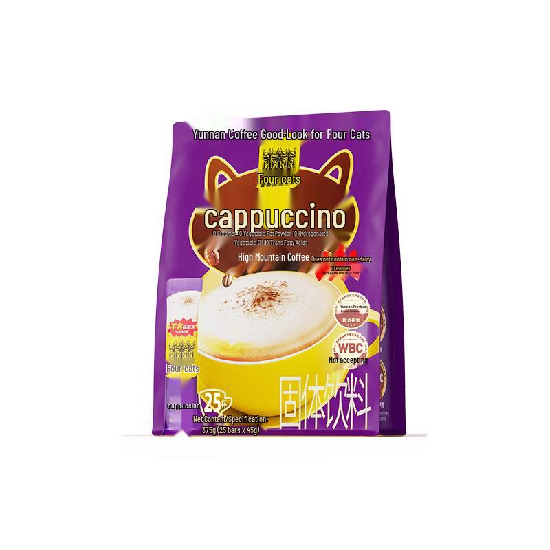 Four Cats 3-in-1 Instant Coffee with 0 Creamer
