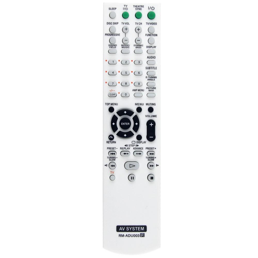 RM-ADU003 10m Range Infrared Remote Control for Sony AV Amplifier Ergonomic Remote Controller