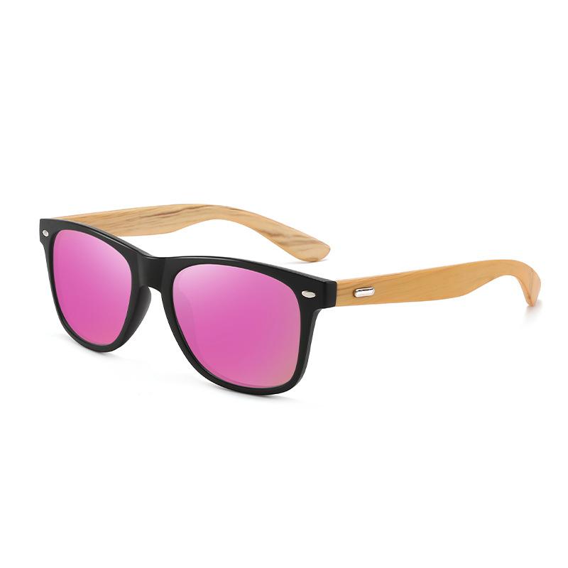 

JYL TS Sunglasses UV Protection Rivet Bamboo European Unisex/p77 B-6514 orchid, рожевий колір