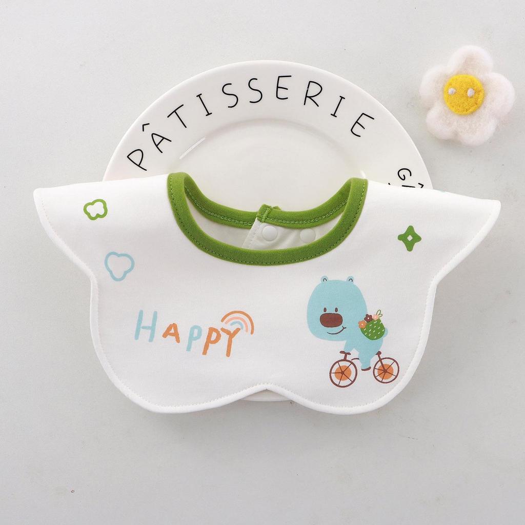 Autumn/Winter Baby Bibs: Anti-Spit Milk, Pure Cotton, Absorbent & Moisture-Wicking Newborn Feeding Bib