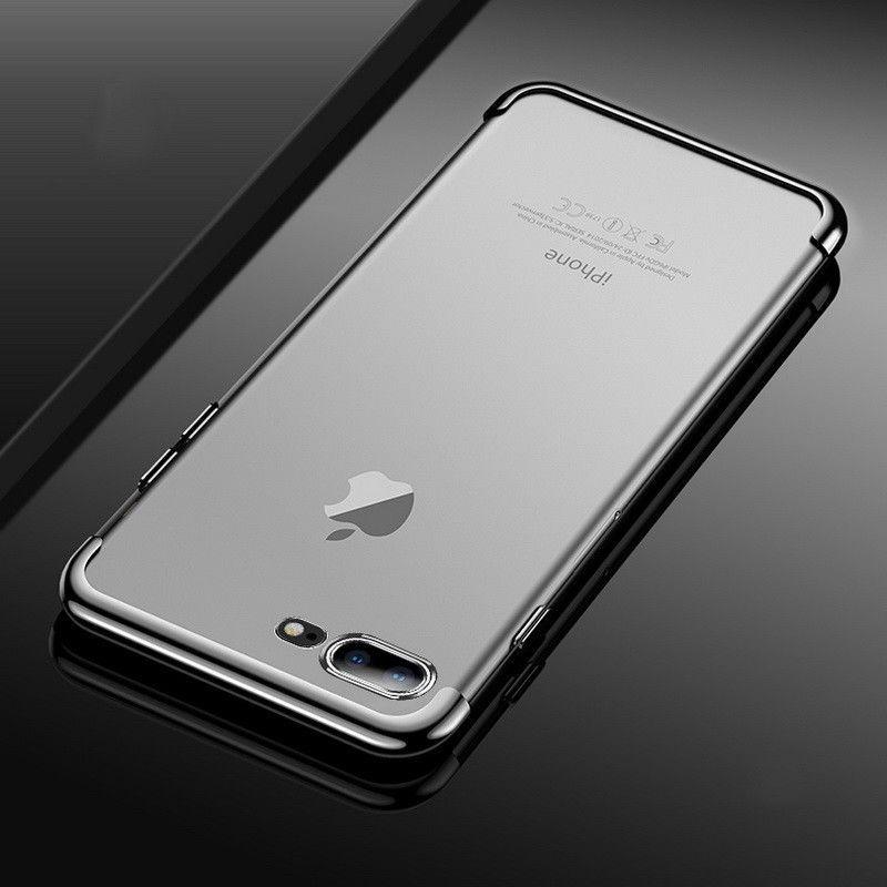 Iphone X For 8 7 6s Plus Case Electroplate Silicone Ultra Slim Clear Soft Cover