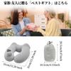 PhyiFlbey Mini Hooded Neck Pillow Improved Air High Light Inflatable Air Detachable Ergonomic Enveloping Fast Suitable for Travel Machine Prevents