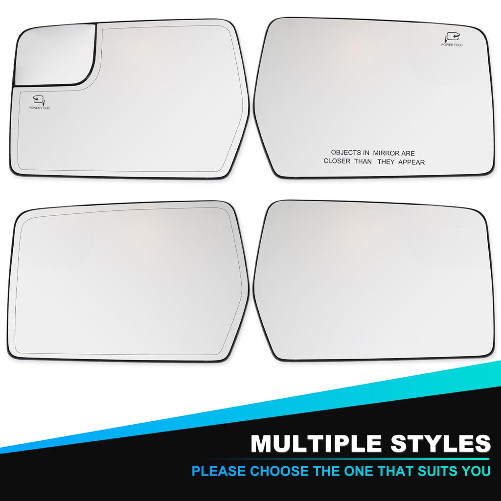 Door Rearview Mirror Lens Heated Rearview Mirror Glass For Ford F150 2011-2014 4L3Z-17K707-DB 4L3Z-17K707-DA BL3Z-17K707-E