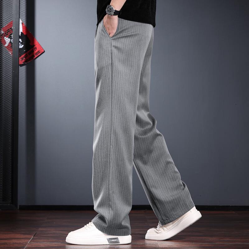 Jie Leino Men's Straight Leg Business Casual Pants