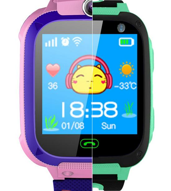 Auf Lager: Neues S6 Kinder-Smart-Armband mit Touchscreen, Kamera, Taschenlampe und Telefonortung