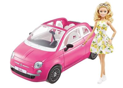 Barbie Fiat 500 and Accessories 3 and GXR57 [Dress-up Doll/Vehicle] [Doll Included] [Ages Up]