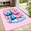 1Pc Lilo Stitch Tropical Adventure Carpet Rug Customizable Soft Washable Antislip Home Living Room Sofa Mats Personalized Rug 091784