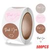 100-500pcs Round Thank You Stickers for Envelope Seal Labels Gift Packaging Decor Birthday Party Scrapbooking Stationery Sticker
