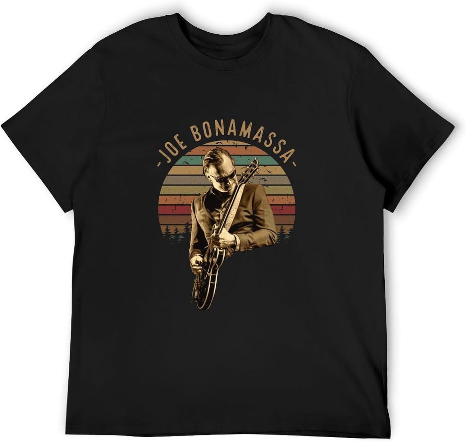 Vintage Guitarist Joe Bonamassa T-Shirt Rock Guitarist for Men Black XL чёрный