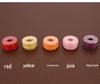 Set of 25 Colored Round Waxed Cords (130g) for Sewing, Beading & Weaving - 0.45/0.55/0.65mm