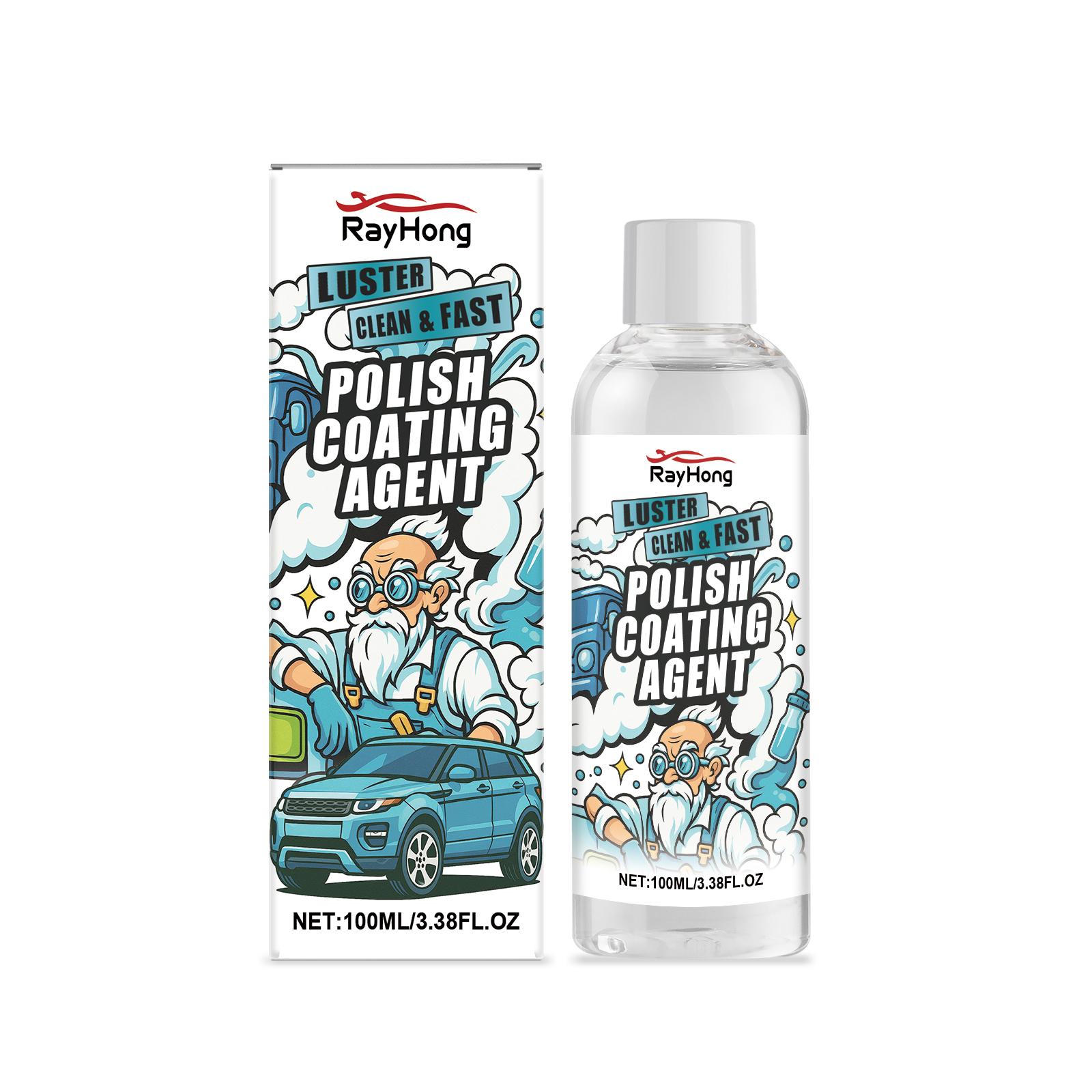 

Rayhong Automotive Coating Agent Dirt-Removing, Dust-Repellent, Refreshing, Polishing, Paint Brightening, Maintenance Coating Agent 100ml