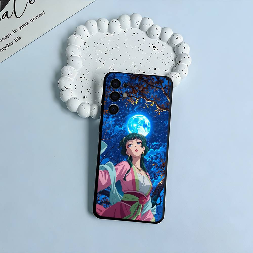T-The Apothecary Diaries-Popular anime Black Soft Silicone Phone Case for Samsung S25, S24, S21, S22, S23, S30, S20, Plus, Lite