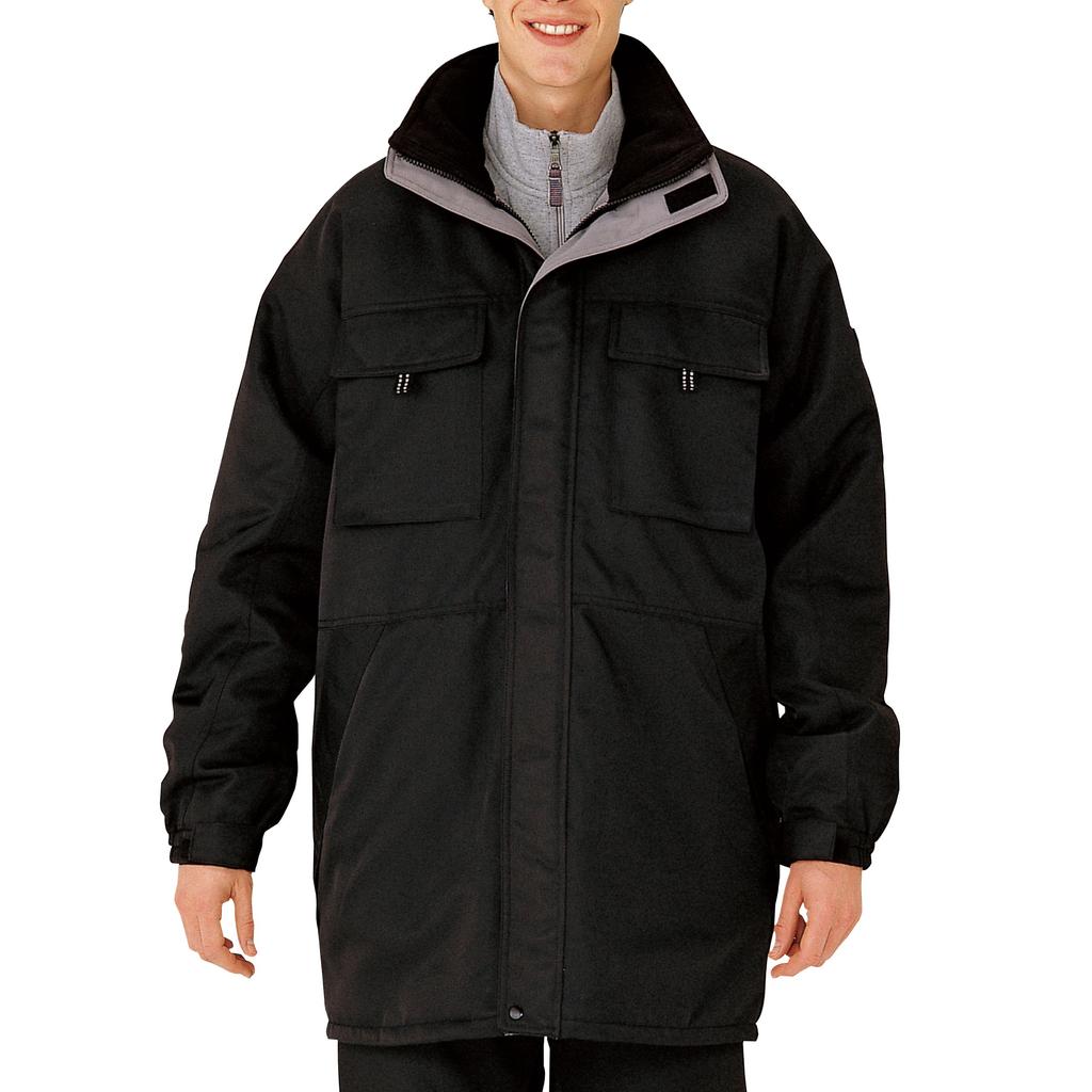 Cold Weather Water L [Midori Anzen] Coat, Unisex, Repellent, M3129, Top, Black,