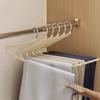 20Pcs Anti Slip Goose Shape Pants Hanger Metal Clothes Drying Rack Durable Pants Rack  Skirts
