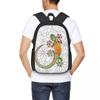 Gecko Ethnic Tribal Lizard African Student Backpack School Bag Hiking Travel Daypack for Men Women Fashion Bookbag Shoulder Bags