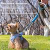 Adjustable Breathable Pet Harness Breathable Comfortable Vest And Leash Set Prevent Breaking Free Dog Walking Rope Pet Supplies