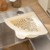 Sink Draining Hanging Basket Kitchen Sponge Rag Storage Rack Kitchen Sink Residue Filtration Anti-Clogging Draining Basket