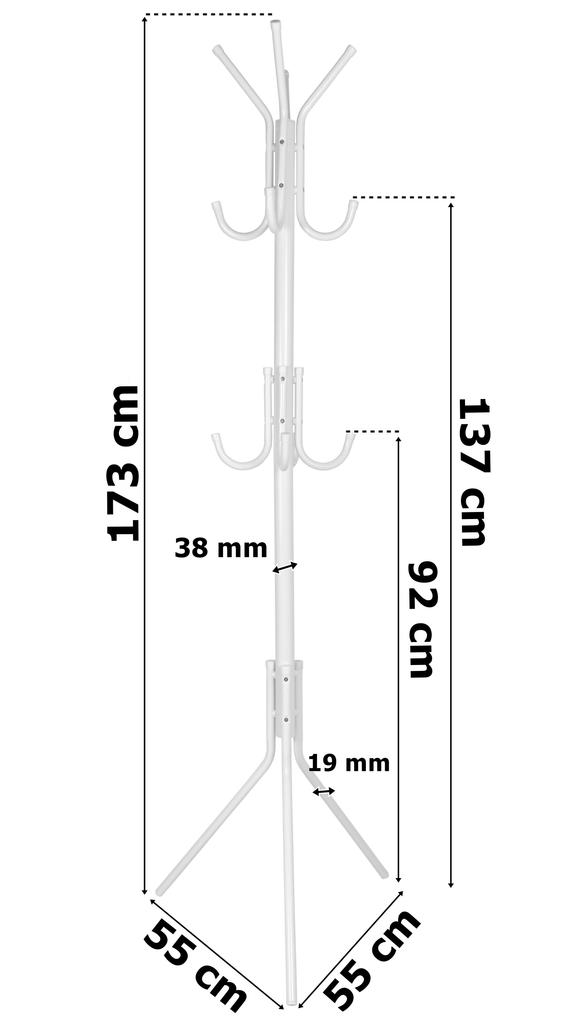 Pablo White Standing Coat Rack