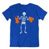 Skeleton Sports T Shirt Comic Swimminf Tee T Shirt Relaxing Sports Shirt