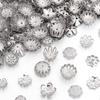 30pcs Vintage Stainless Steel Bead Caps Flower Bead End Caps For Jewelry Making DIY Necklace Bracelet Earrings Spacer Bead Caps