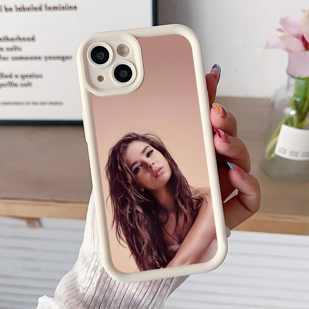 Hailee Steinfeld Thicken TPU Mobile Phone Case for iPhone 17 16 15 14 13 12 11 Air Pro Max Plus Colorful Cover