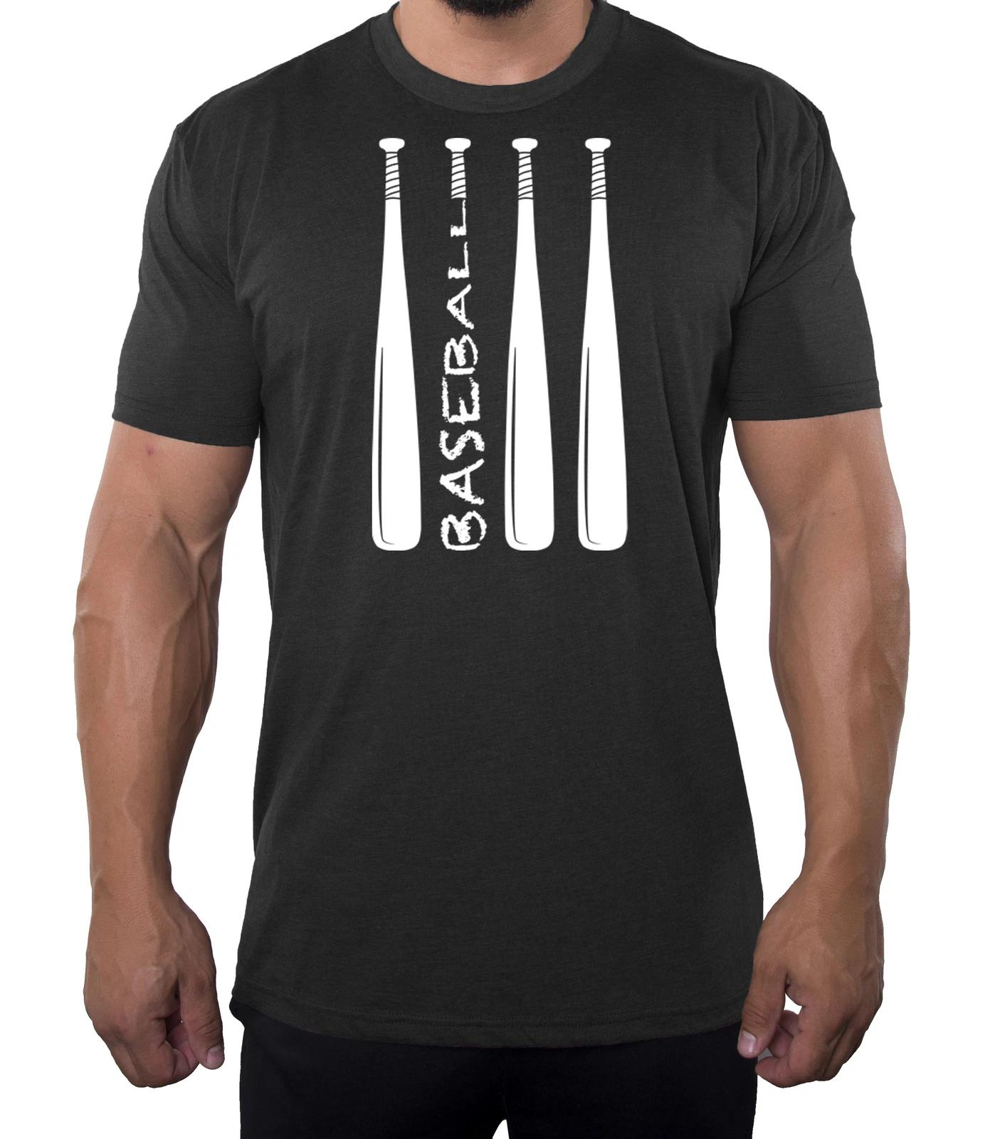 Baseball Bat T-Shirt, Men s T-Shirts, Short sleeve baseball T-Shirt 3XL
