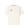 Anta Kyrie Irving Series Casual Round Neck Loose Short Sleeve T-Shirt Unisex Tops Vanilla-White 172521103-1