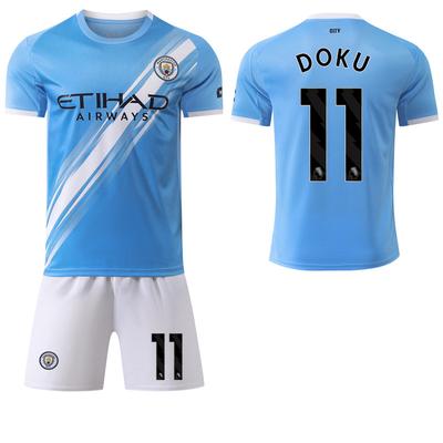 2025-26 Man City domácí dres #9 Haaland #17 De Bruyne Fotbalové dresy