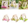 Cozy Wooden Hamster Bed Hideout Tunnel Soft Resting Place for Small Animals Cage Activity Toy