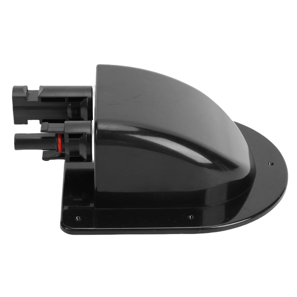 Solar Cable Gland Entry Housing Weatherproof ABS Solar Double Cable Entry Gland for Roof Panels On RV Boat Camping Vehicle