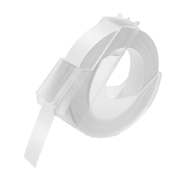 Embossing Label Tape Waterproof Embossing Tape Embossing Labels Easy to Use for Labeling Machine