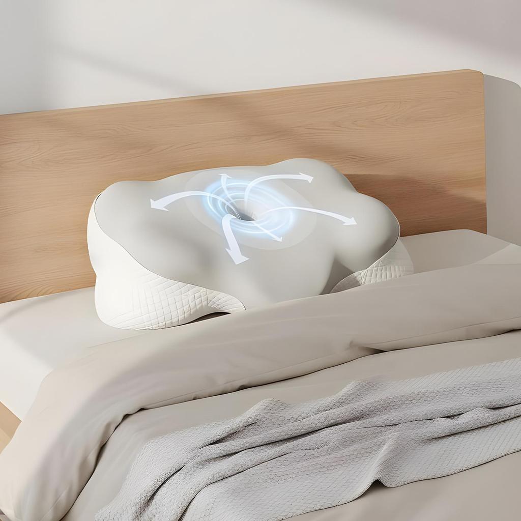 Cervical Neck Pillow Memory Foam Breathable Sleeping Accessories Ergonomic Neck Support Pillow For Office Drivers Students