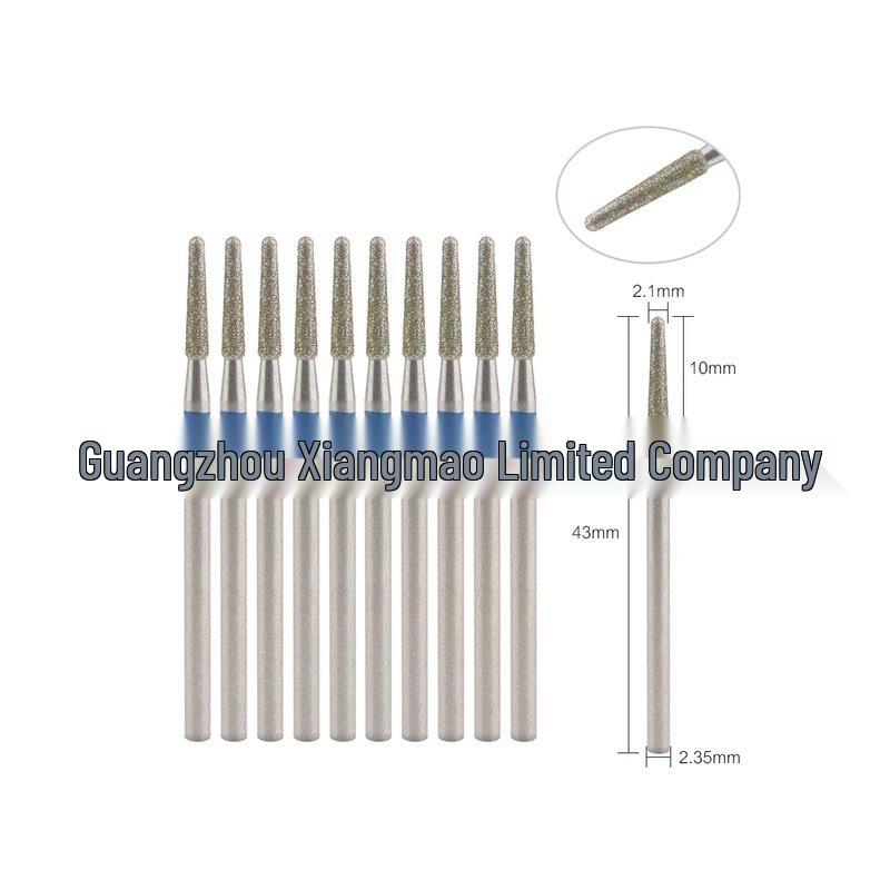 10-Piece Nail Art Diamond Drill Bits for Pre-Treatment and Grinding Dead Skin & Calluses