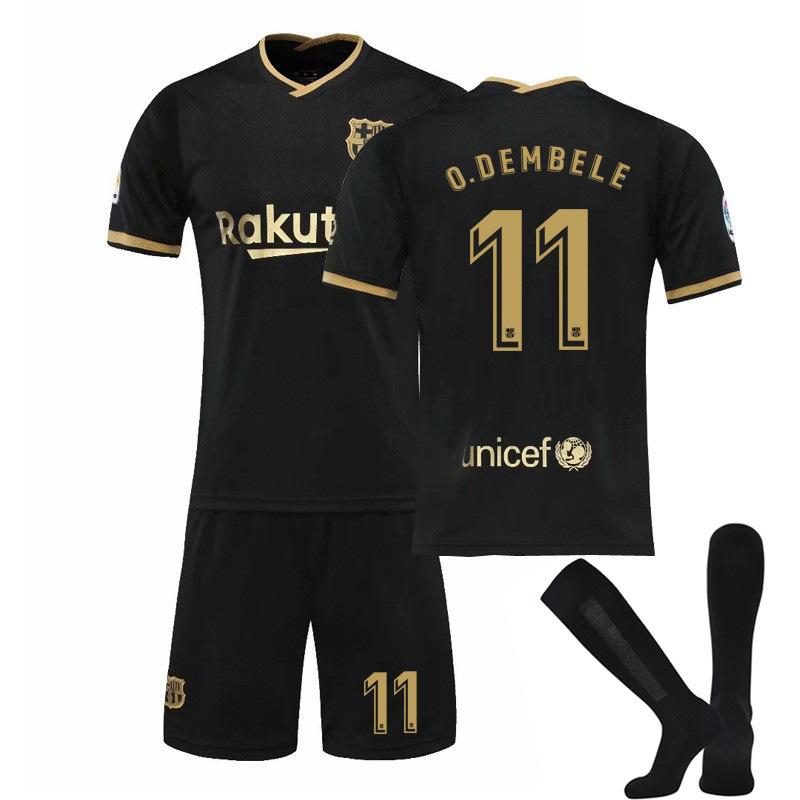 Barcelona jersey - home and away number Messi game jersey, children's sports football jersey suit men's