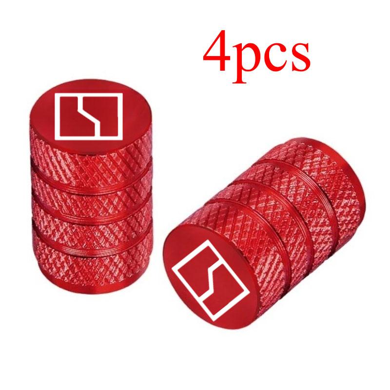 For Zeekr 001 MIX 009 007 Zeekr X 7X 4pcs Car Wheel Tire Air Valve Caps Stem Cover Caps Airdust Covers with Brand Valve Stems 1