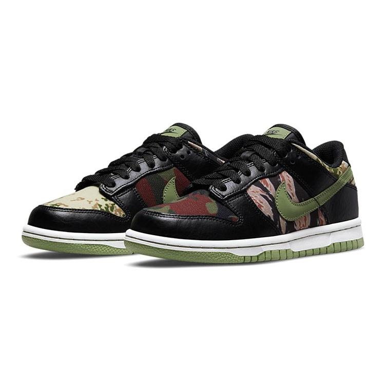 (GS) Nike Dunk Low SE Black Multi-Camo Kids DB1909-001 EU 35.5