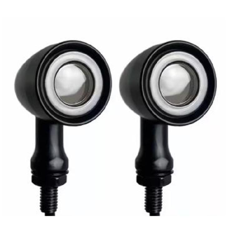 Weatherproof Motorcycle LED Turn Indicators High Intensity Lighting Universal Application Energy Efficient for Bikes чёрный