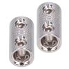 2pcs Power Cord Extension Terminal 0 Gauge Input Output Wire Coupler for Car Audio System