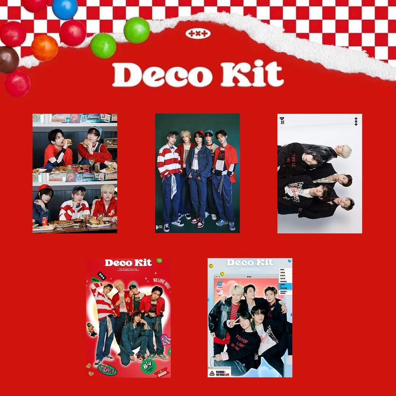 Buy 5/6pcs/set K-POP 2022 TXT DECO KIT Photo Card at