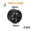 MOC Brick Wheel Hub Technical Tire Car Truck Vehicle Tire Construction Building Blocks 56145 32019 86652 56908 41897 54120 Leduo