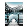 Print Painting Living Room Decoration Picture Scandinavian Dolomites Lake Nature Landscape Nordic Style Wall Art Canvas