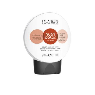 Coloration - Revlon - Nutri Color Filter 740 - Helles Kupfer - 240 ml - Creme