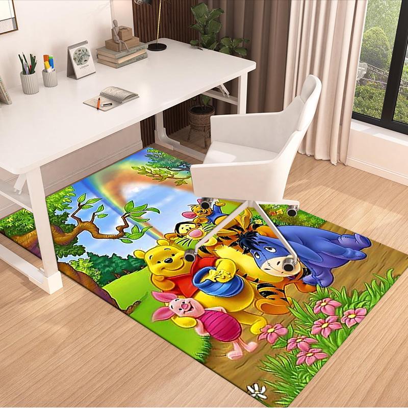 Winnie Pooh Friends Carpet For Playroom Bedroom Living Room Sofa Home Decorkids Game Area Rug Nonslip Floor Mat