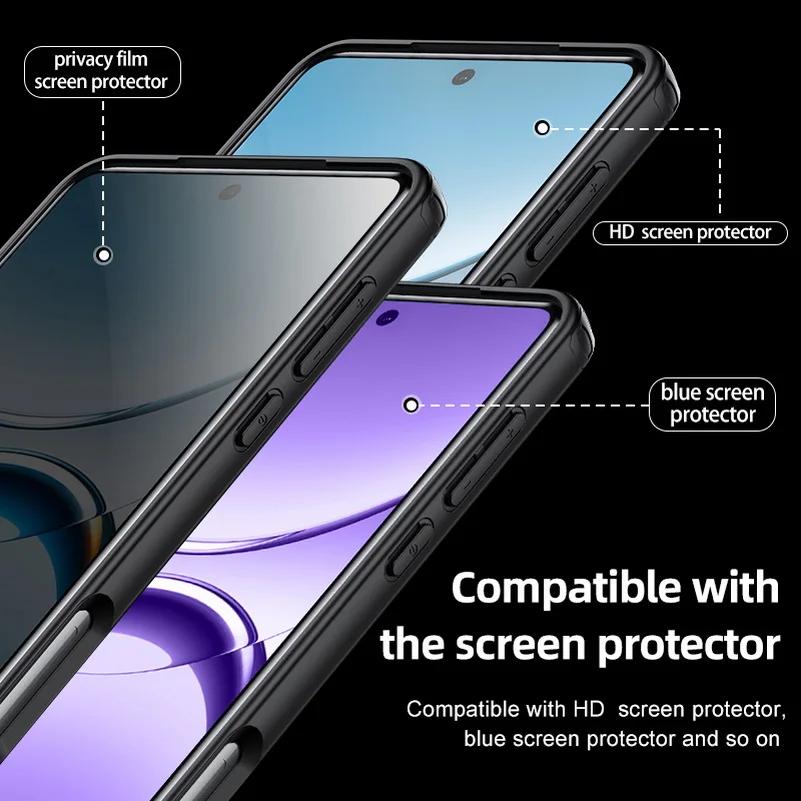 Custodia Posteriore Magnetica Opaca in PC Magsafe per OPPO Find X8 Pro, per Find X8 Find X7 Ultra, Assorbimento per Ricarica Wireless