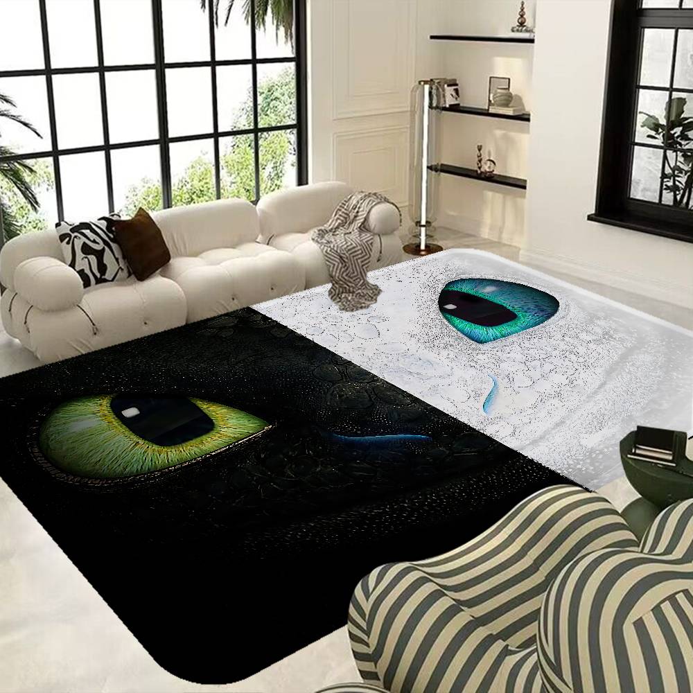 Film How To T-Train Your D-Dragon Bathroom Mat Kids Room Bedroom Decoration Balcony Anti-Slip Doormat Living Room Welcome Rug