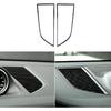 Real Premium Carbon Fiber Car Center Console Gear Shifter Electronic Handbrake Panel Cover Trim Soft Sticker Set Compatible with Porsche Macan