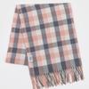 RECLOW BLOCK Tartan Check Muffler PINK