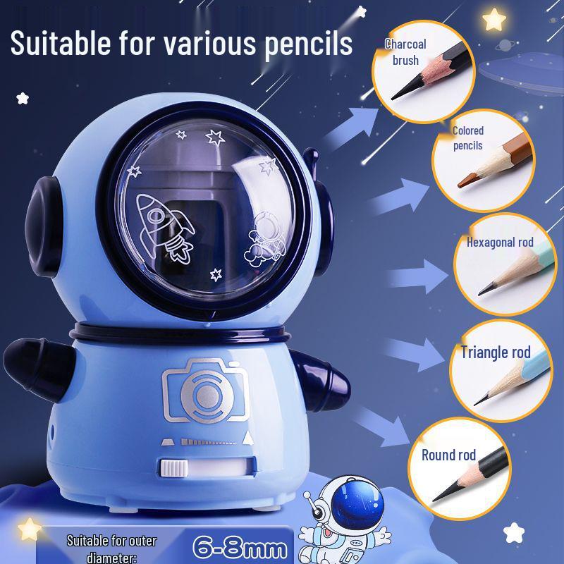 Electric Pencil Sharpener Gift Set for Primary School Children - Ideal Back to School Stationery for First and Second Graders