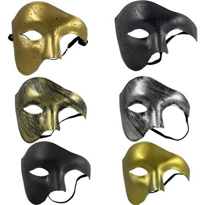 Maschera Occhi Mezza Faccia Phantom Retro - Ispirata all'Opera