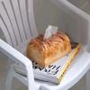 Simulation Bread Tissue Box Butter Toast Shape Paper Storage Box Home Office Drawer Napkin Box Cute Car Tissue Box